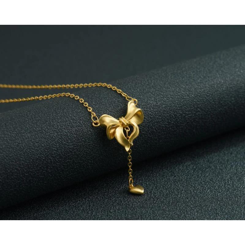 吊坠足银 吊坠足银 在逃公主项链气质轻奢时尚百搭项链少女可调节