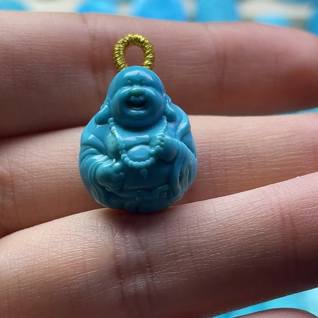 绿松石未镶嵌颈饰