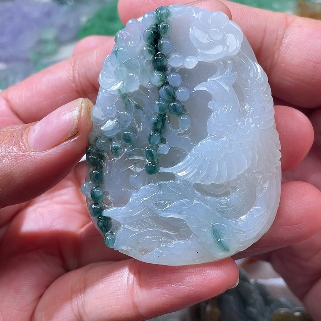 颈饰未镶嵌翡翠翡玉缘翡翠