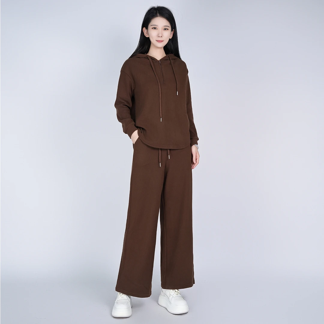中式减龄显瘦百搭时尚简约女运动休闲套装WH05007368+WK05007368