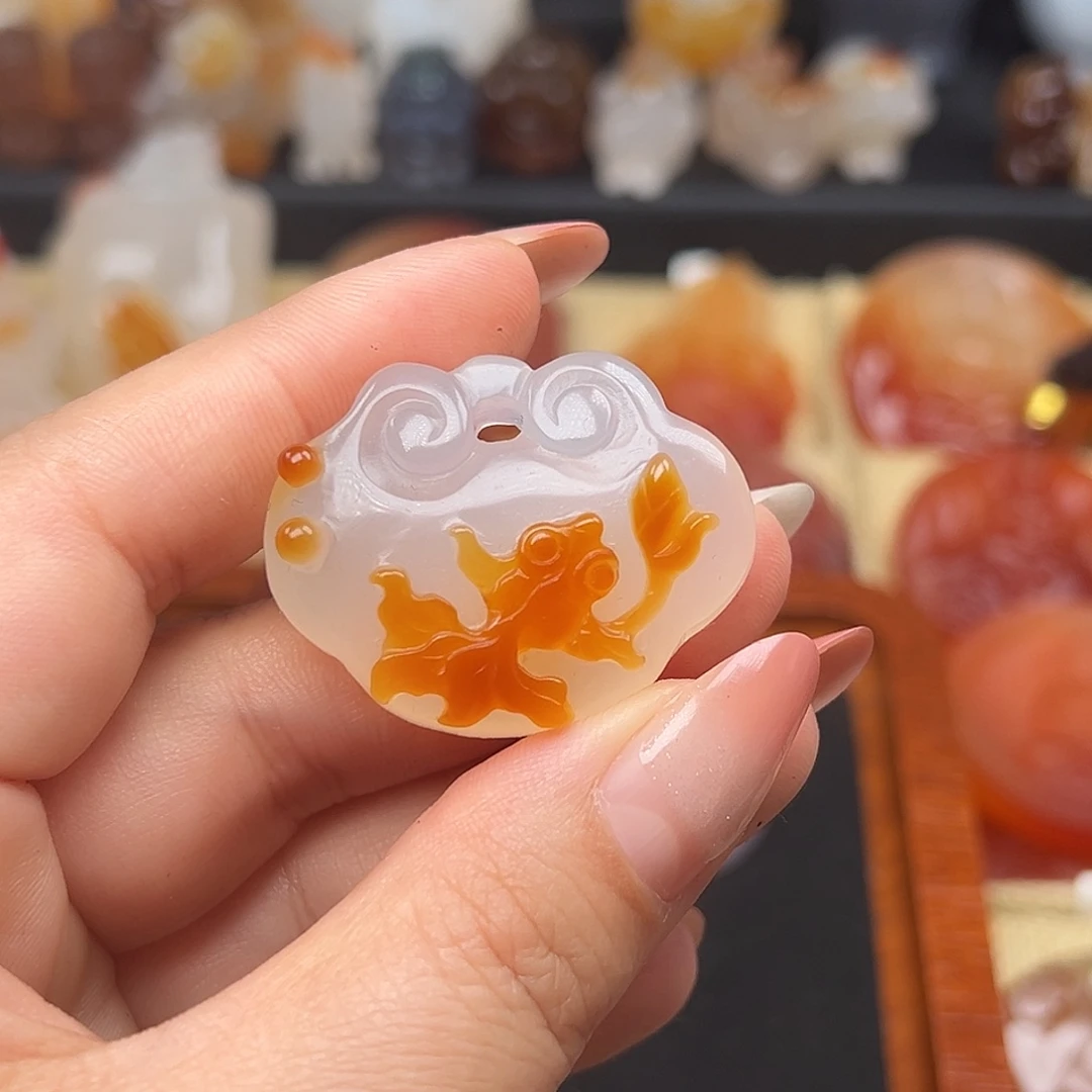 躺***户玛瑙/玉髓未镶嵌颈饰