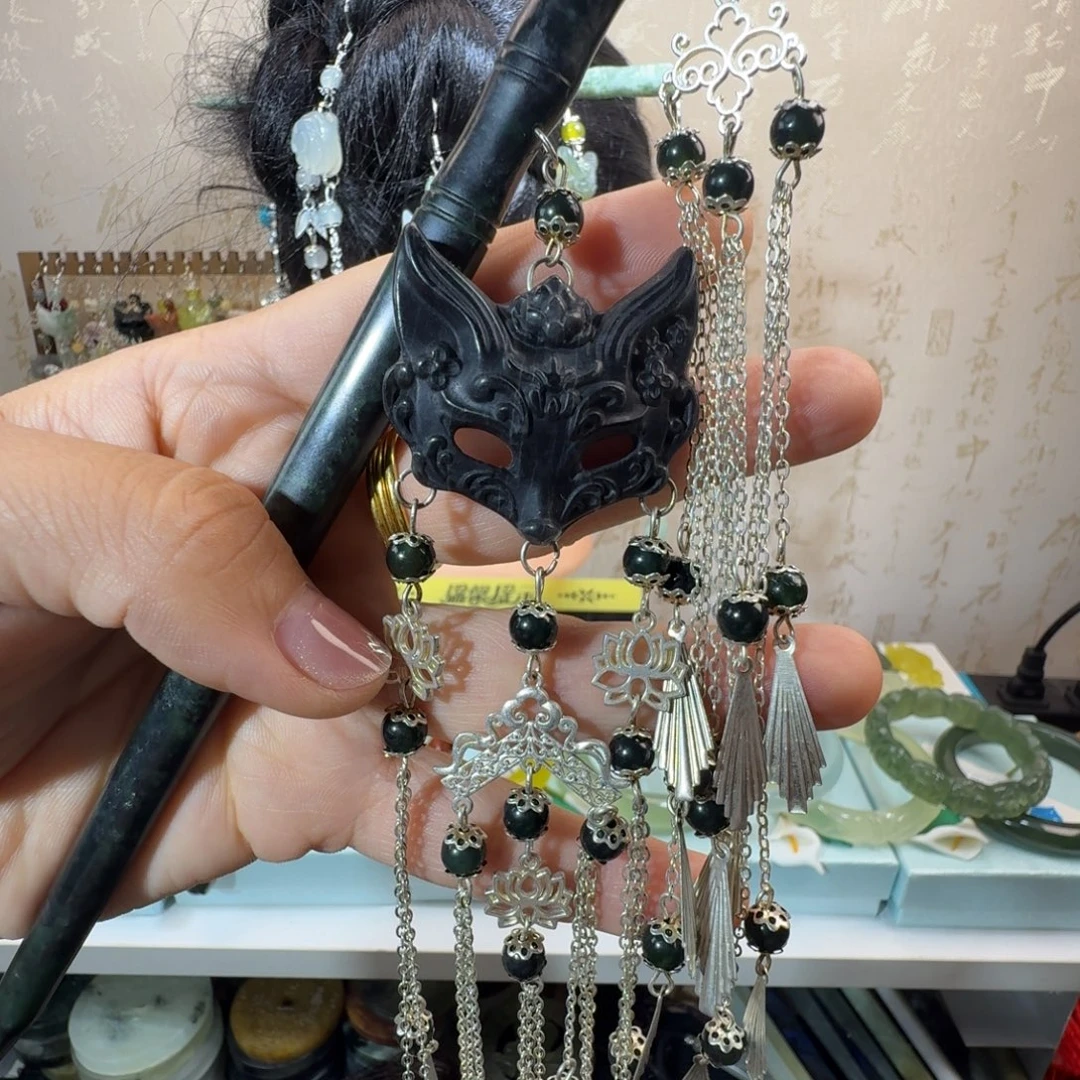 未镶嵌岫玉发簪福利款两个包邮