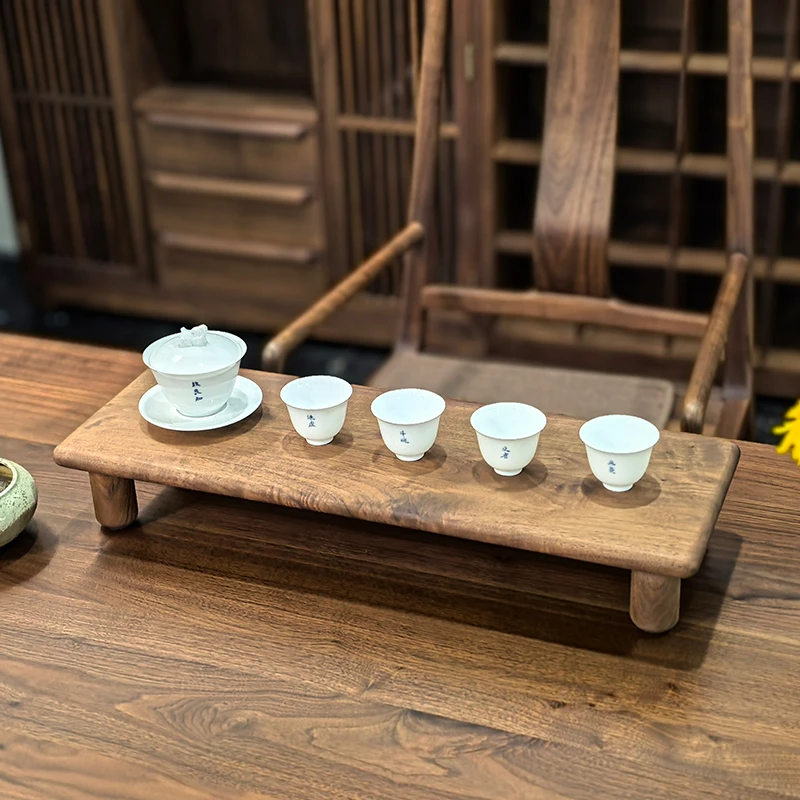 有清堂新中式茶几北美黑胡桃全实木家用大成小几