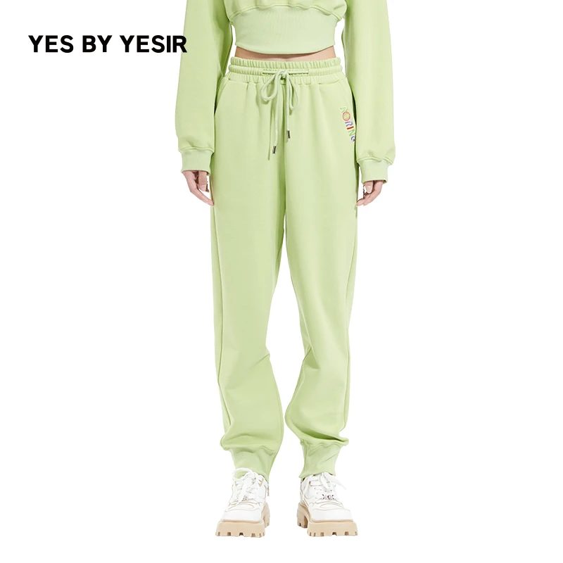 YES BY YESIR叶谦设计师品牌开衩卫裤