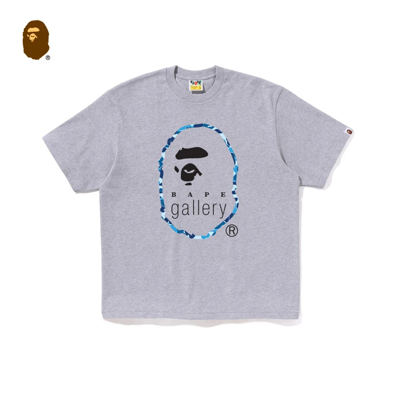 BAPE GALLERY男装25春夏迷彩印花限定款短袖T恤326101O