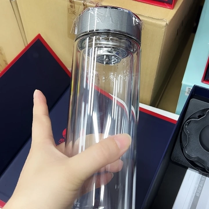 小熊双玻璃杯1028 330灰色