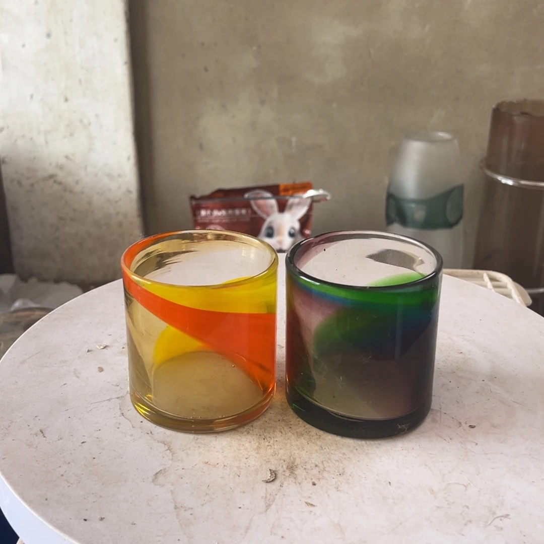 弘扬琉璃花器微瑕高度9