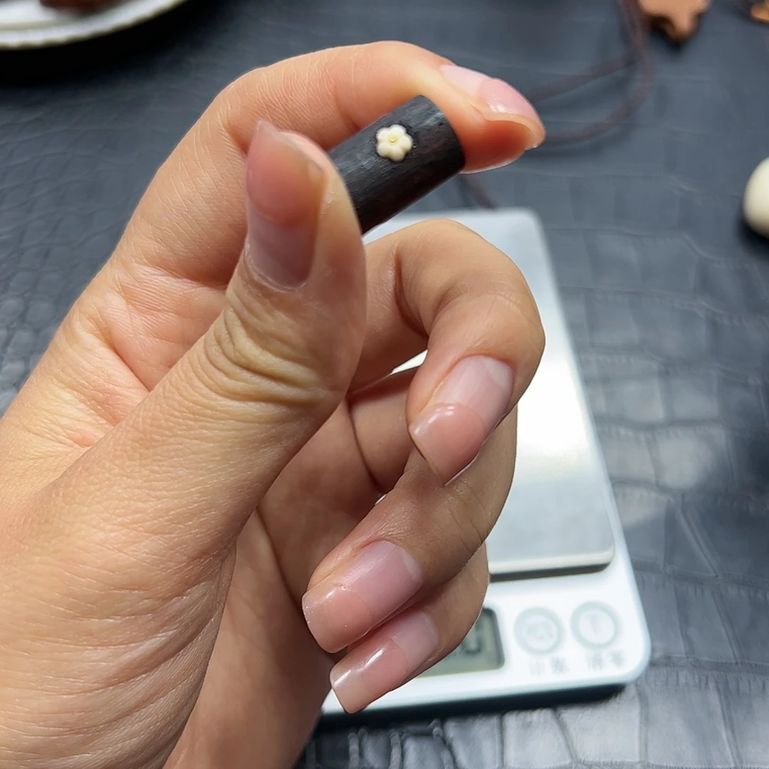 银S925镶嵌手链烟晶D679