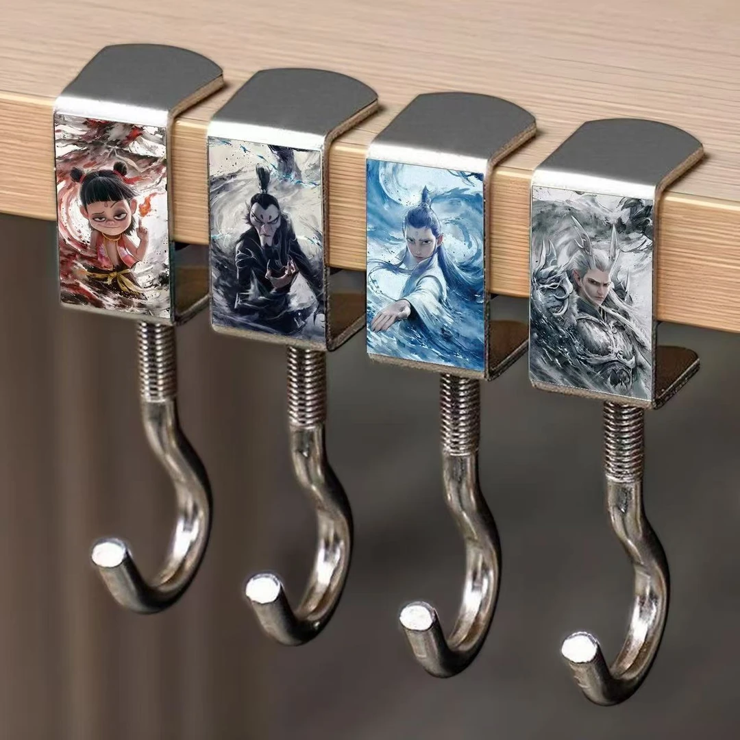 哪吒之魔童闹海敖丙学生课桌书包挂钩侧边同人周边隐藏挂包挂钩