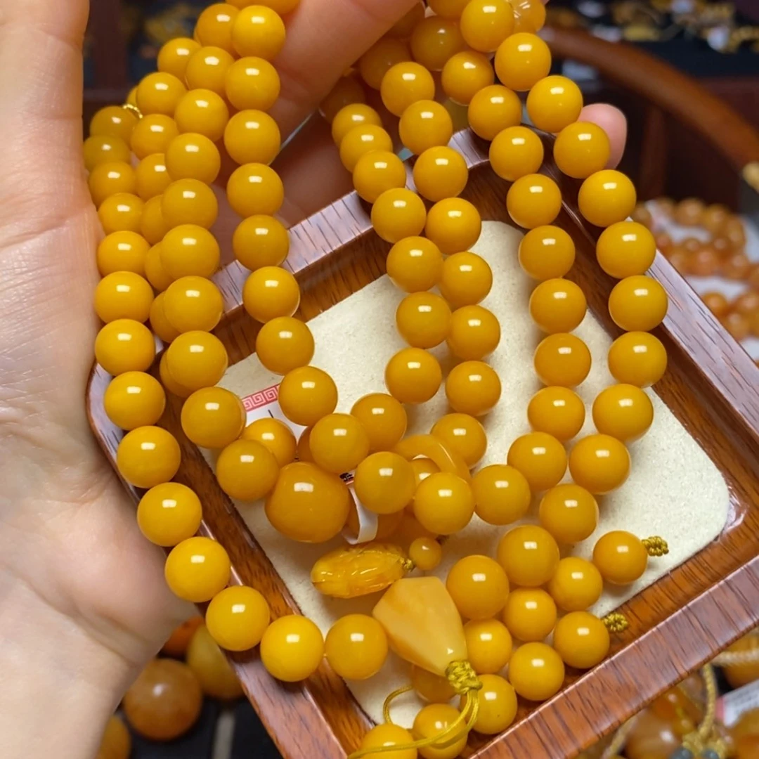 【闪购商品】蜜蜡颈饰未镶嵌项链