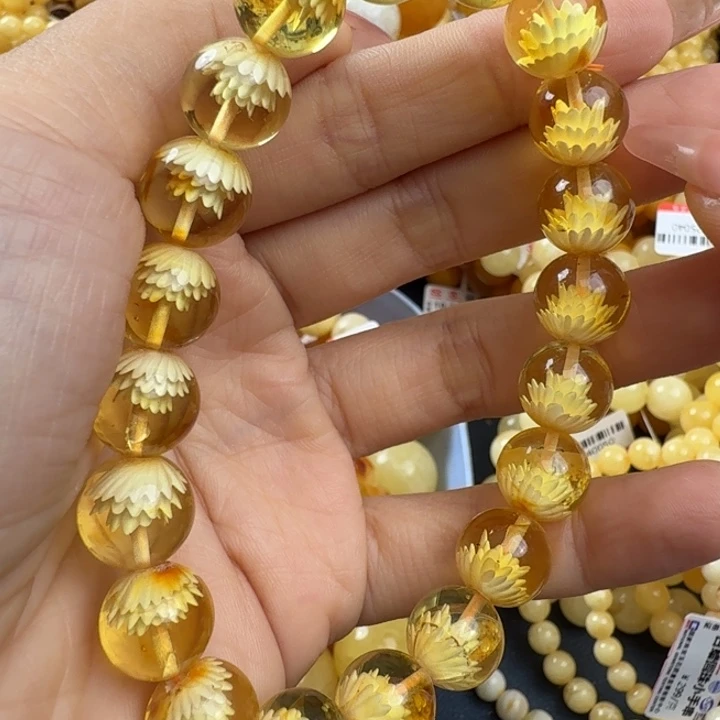 琥珀未镶嵌珠宝奇石