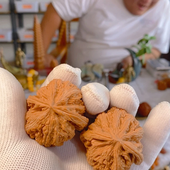 文玩核桃把件粗筋