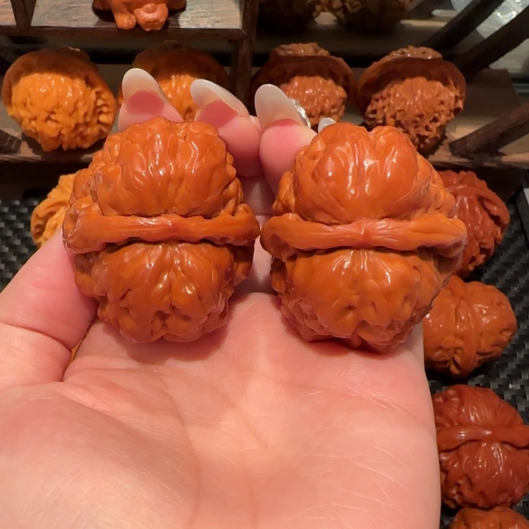 文玩核桃吊坠蛤蟆头39精品0838