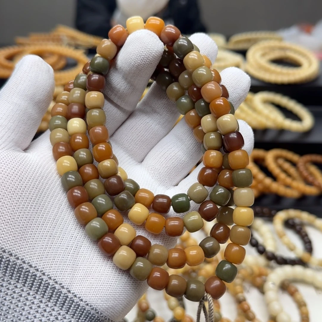 菩提根/象牙果手串8×9 5年 精工