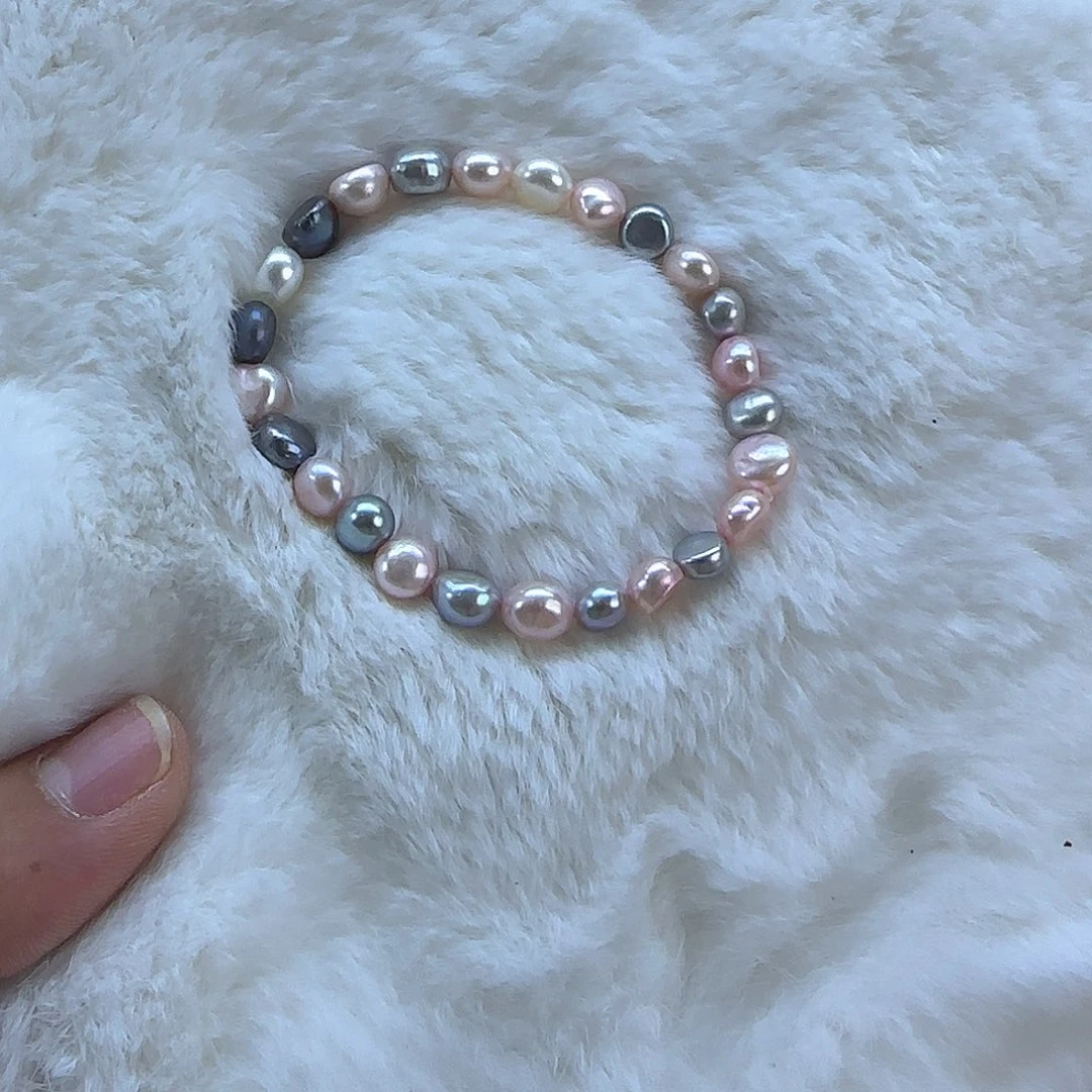 未镶嵌项链定制多样性发货发其一550淡水珍珠