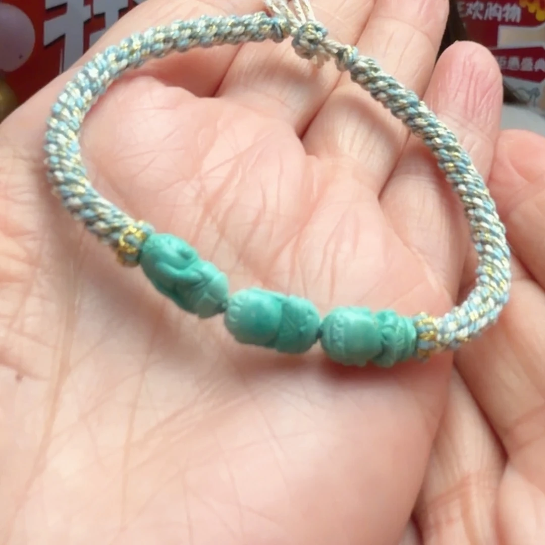 绿松石未镶嵌颈饰