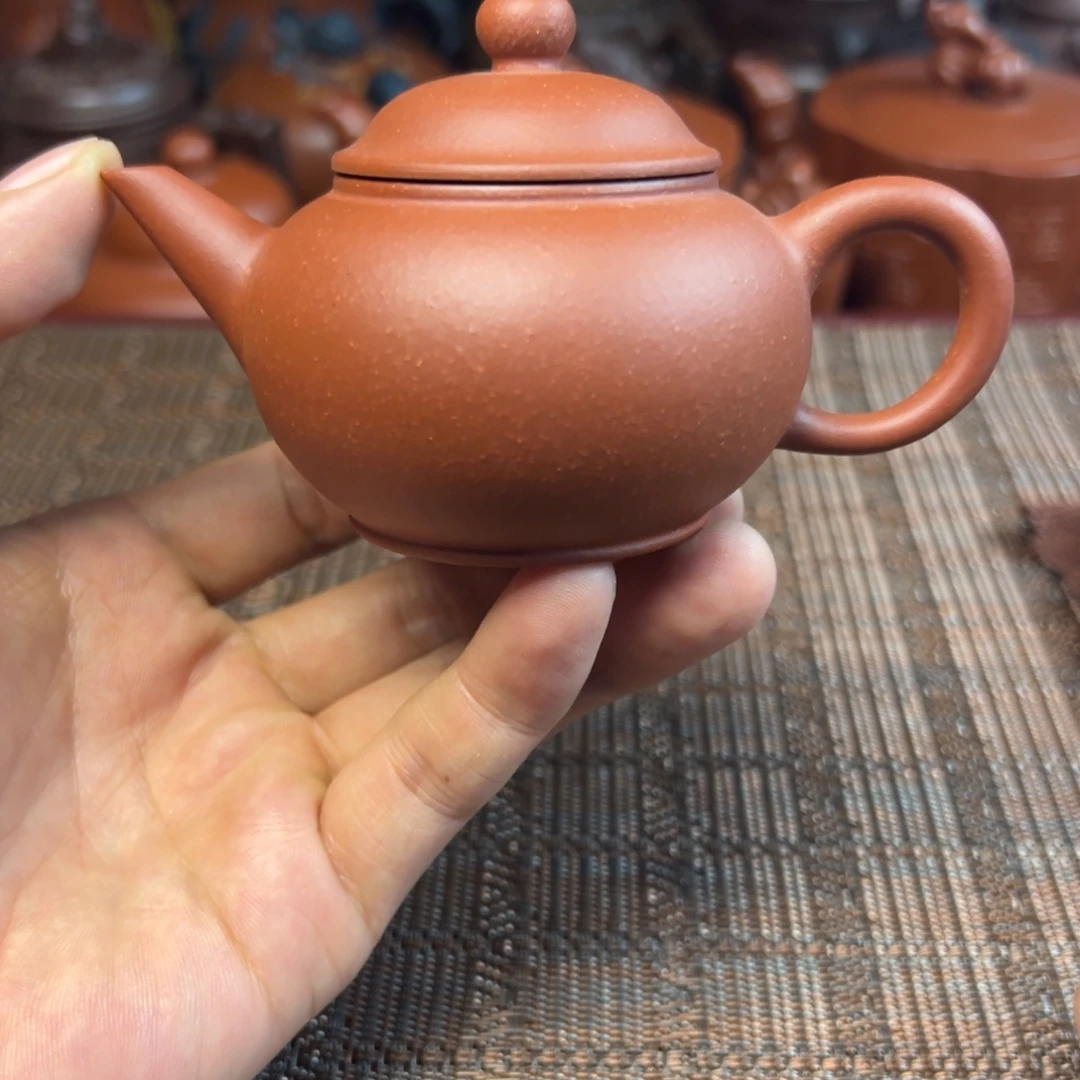 茶壶紫砂宜兴原矿紫砂壶110毫升容量