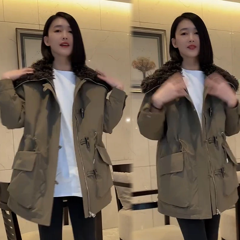 2025秋冬新款时尚显瘦气质网红高档洋气女高级百搭宽松大码外套潮