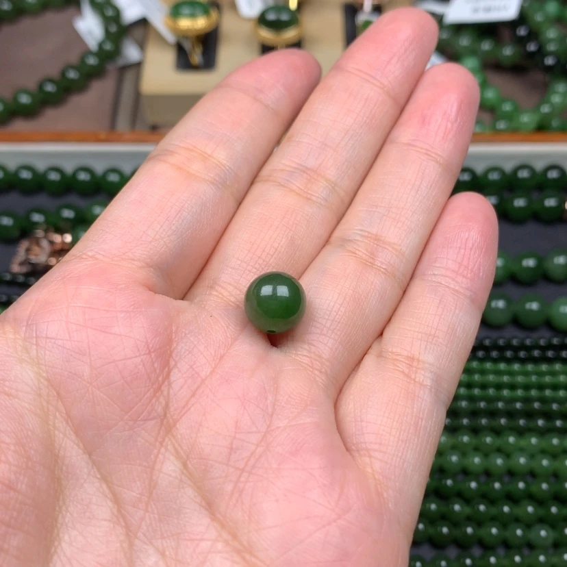 【闪购商品】手链未镶嵌和田玉（碧玉）波*10