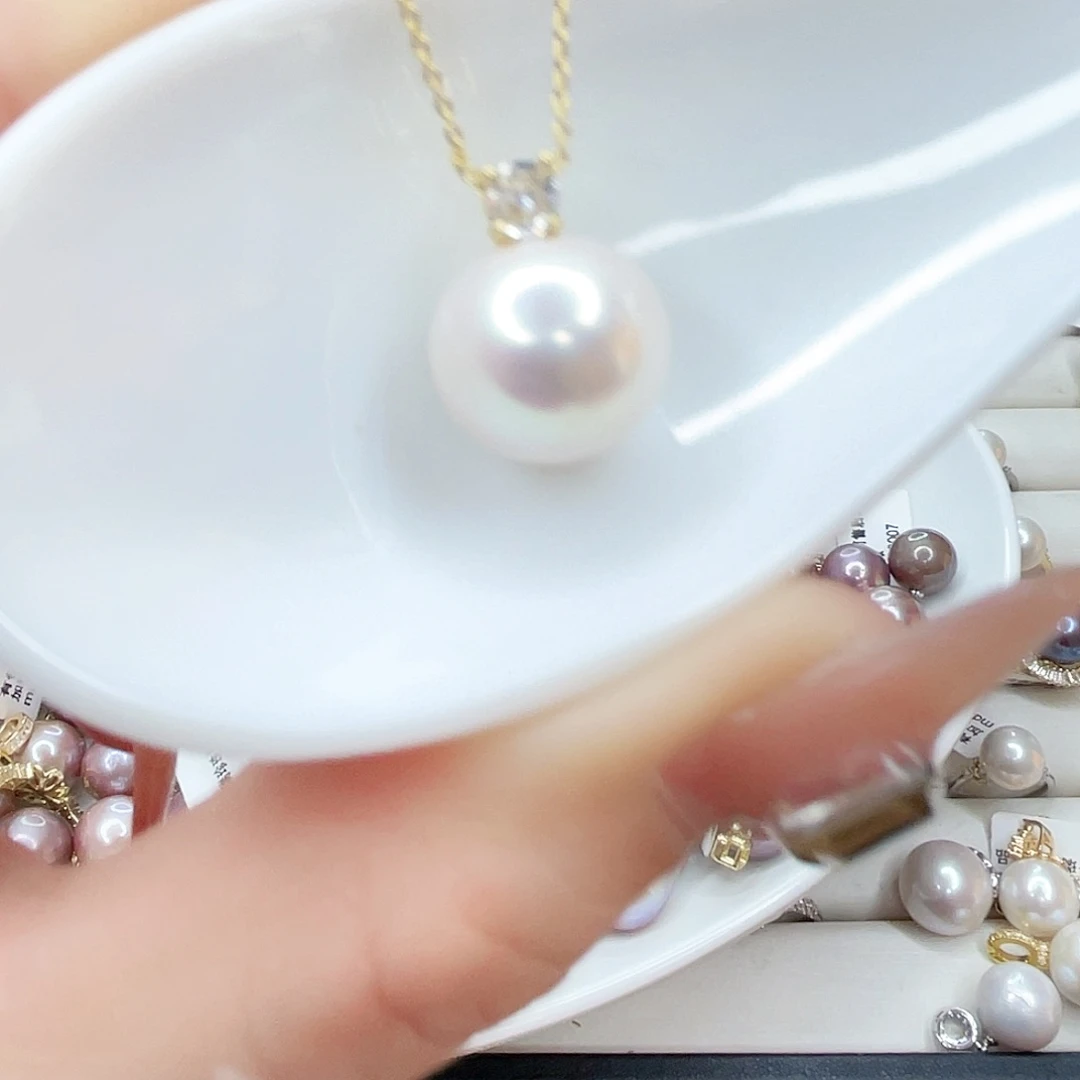 淡水珍珠颈饰合金金色戴妃新