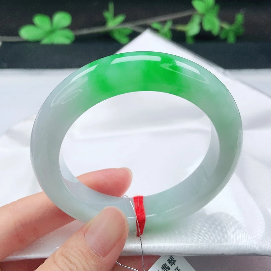 未镶嵌手镯翡翠53圈