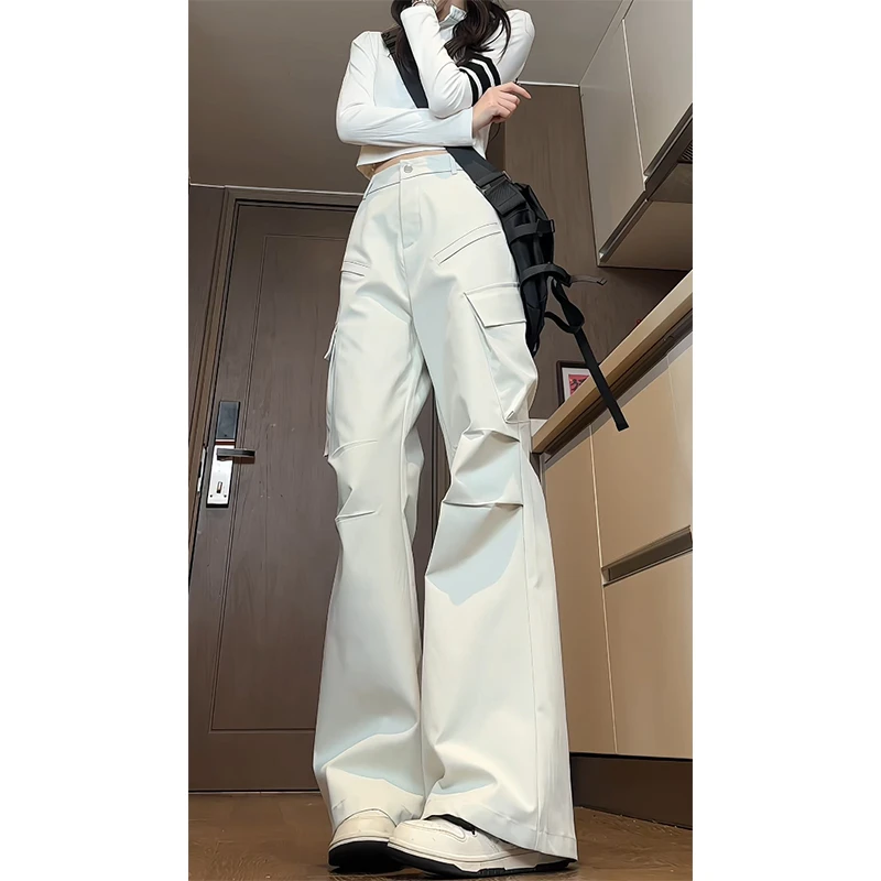 2025春夏季学生日系工装裤男女美式高街痞帅伞兵裤宽松直筒休闲裤