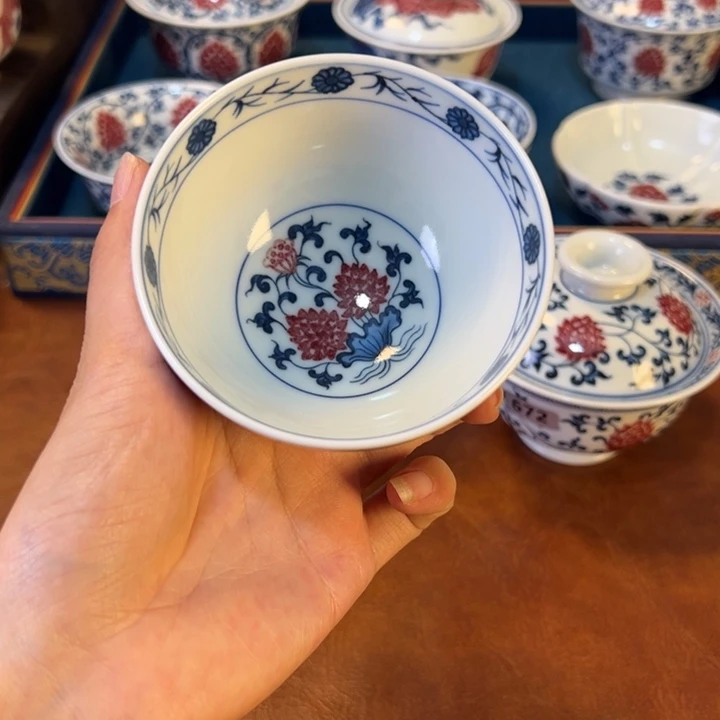 摆件景德镇茶器百宝箱陶瓷