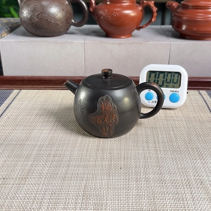 茶***安紫砂茶壶宜兴原矿手工紫砂壶