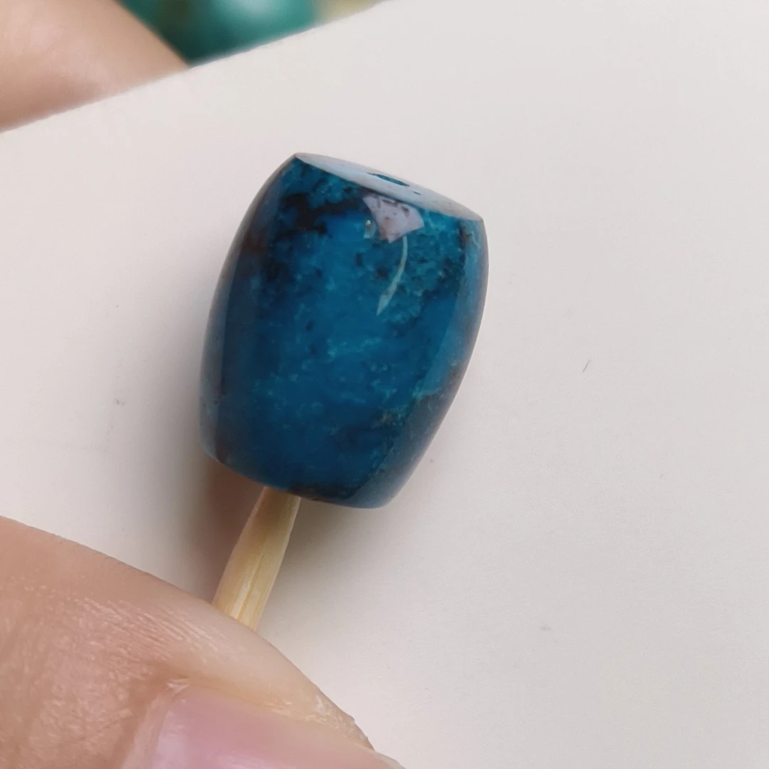 绿松石原矿精品桶珠