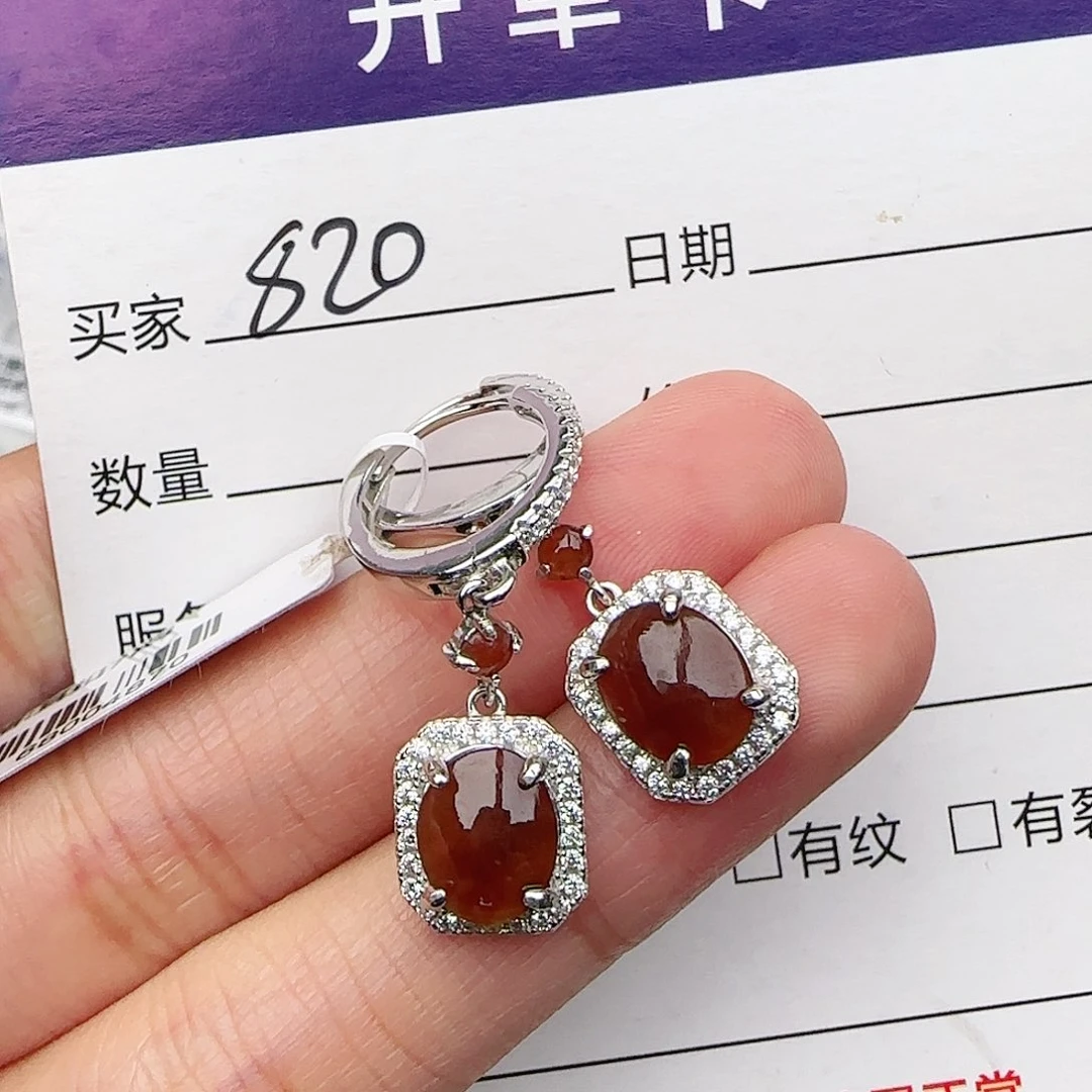 银S925镶嵌戒指翡翠