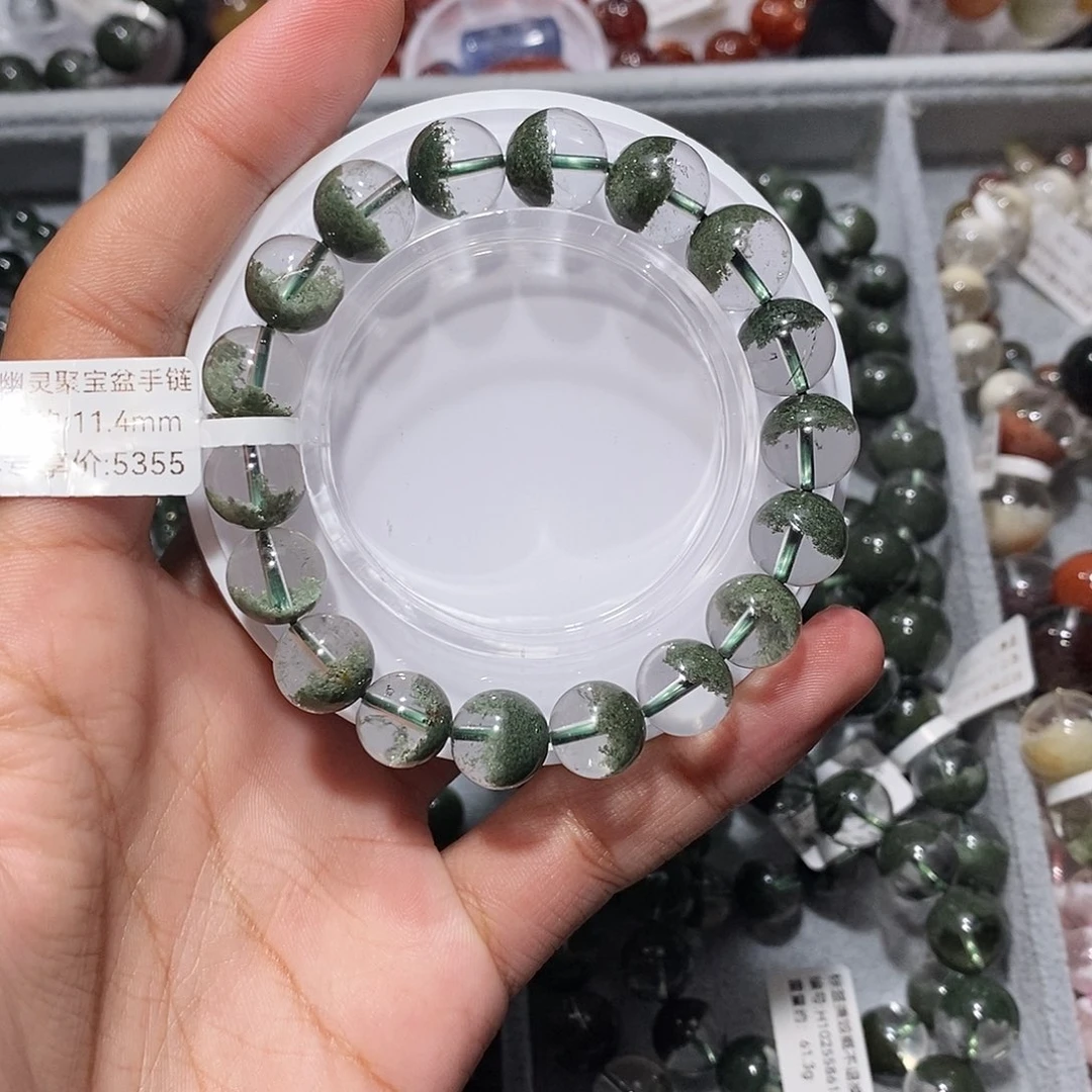未镶嵌水晶手链绿幽灵
