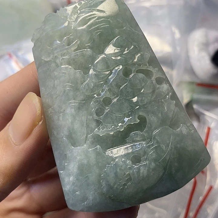 翡翠未镶嵌颈饰天然翡翠A货