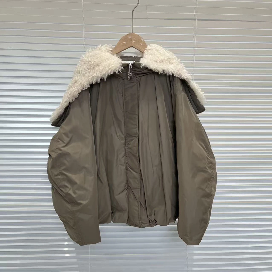 秋冬女童灰色羽绒服 2538热系