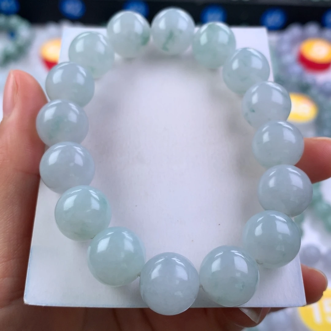 翡翠未镶嵌手链卡13