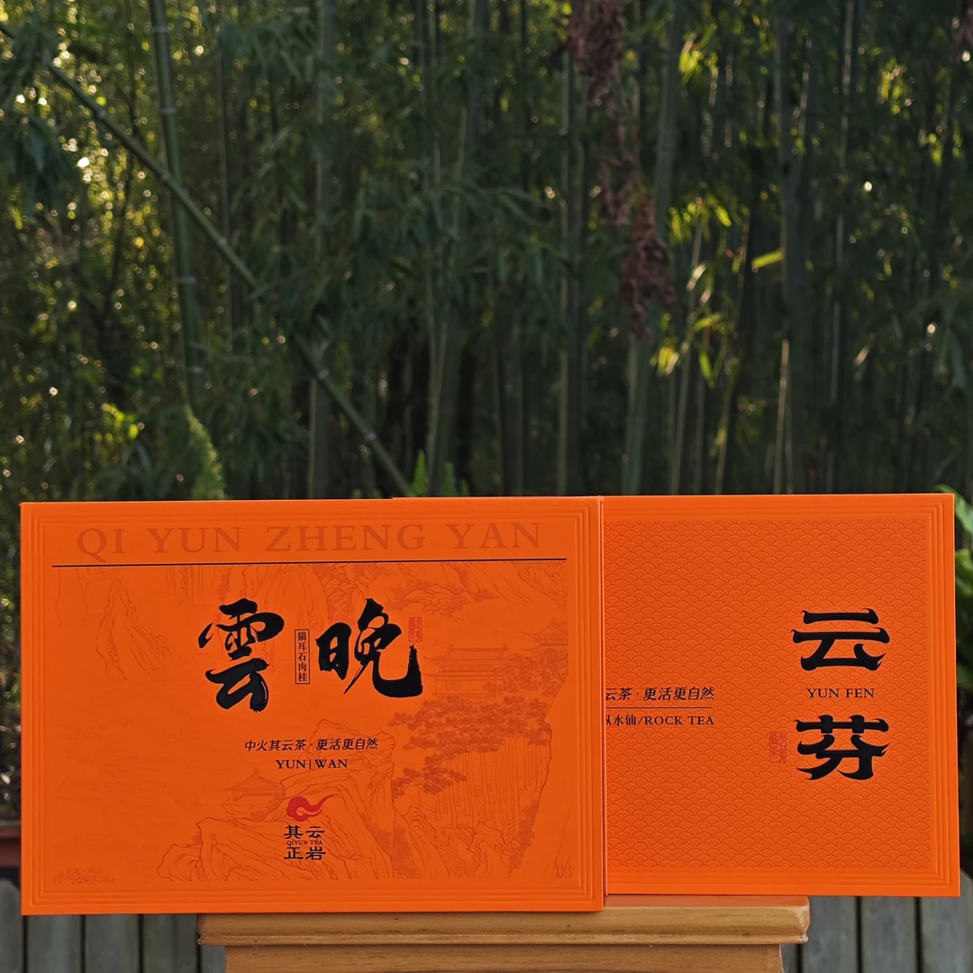 其云正岩【 云芬/云晚/各一盒/散泡各2泡 (武夷岩茶)】