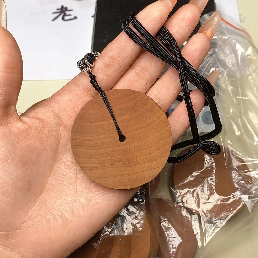 檀香木手串/手链圆牌（大）