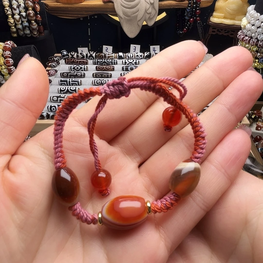 合金天然玛瑙/颈饰/吊坠/手链/手串玛瑙/玉髓