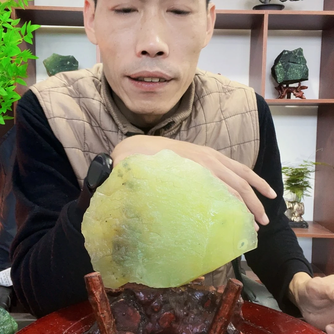 蛇纹石玉合金珠宝半成品