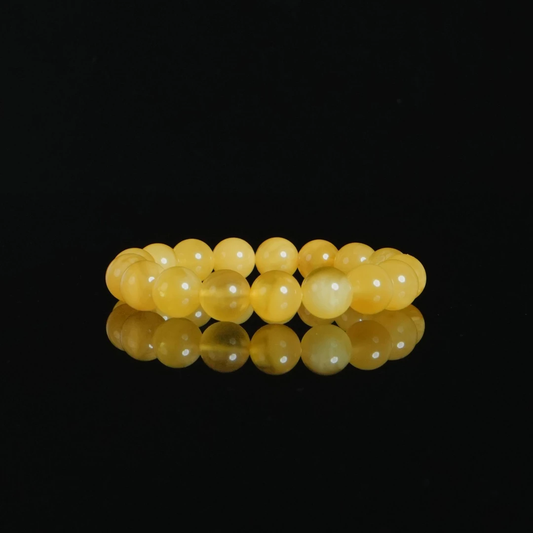 DY-M5337 12+俄料金绞蜜圆珠手串 16.85g