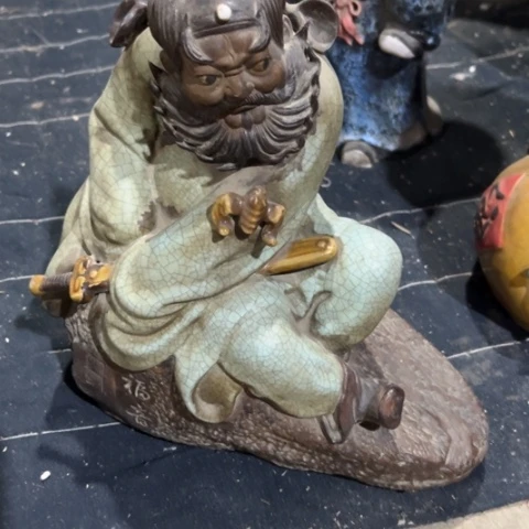 紫砂陶瓷摆件！！！！！！！举**双