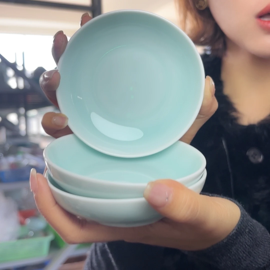 龙泉云间青瓷小米茶器