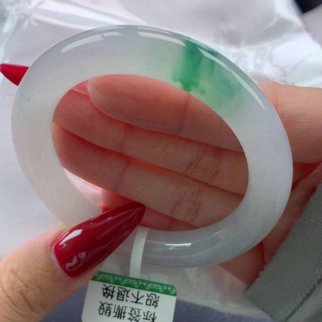 未镶嵌手镯翡翠缅甸天然翡翠A货50.6