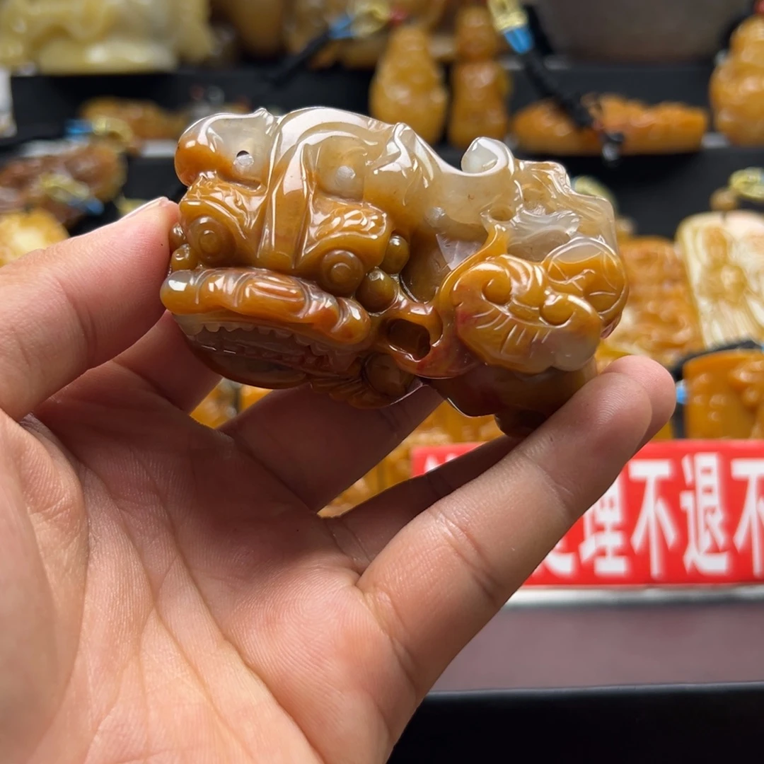 石英质玉（黄龙玉）未镶嵌多选发其一