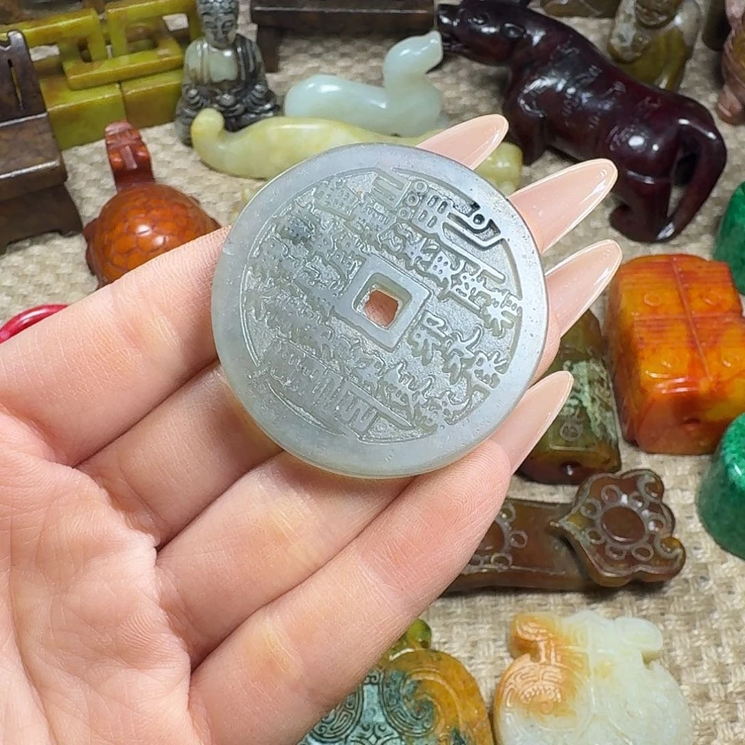 白玉菩提吊坠挂件