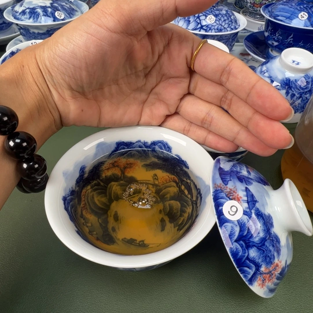 景德镇纯手工纯手绘茶具木木9