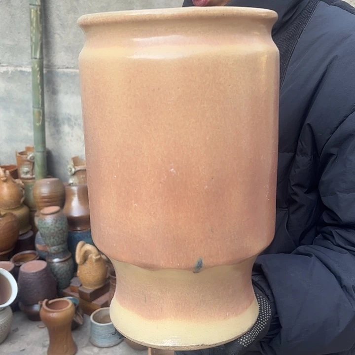 红陶微瑕口径18高度30金