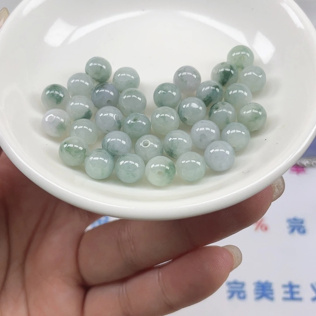翡翠散珠卡7.3,33颗