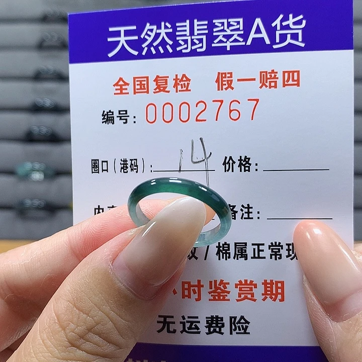 未镶嵌戒圈翡翠2767