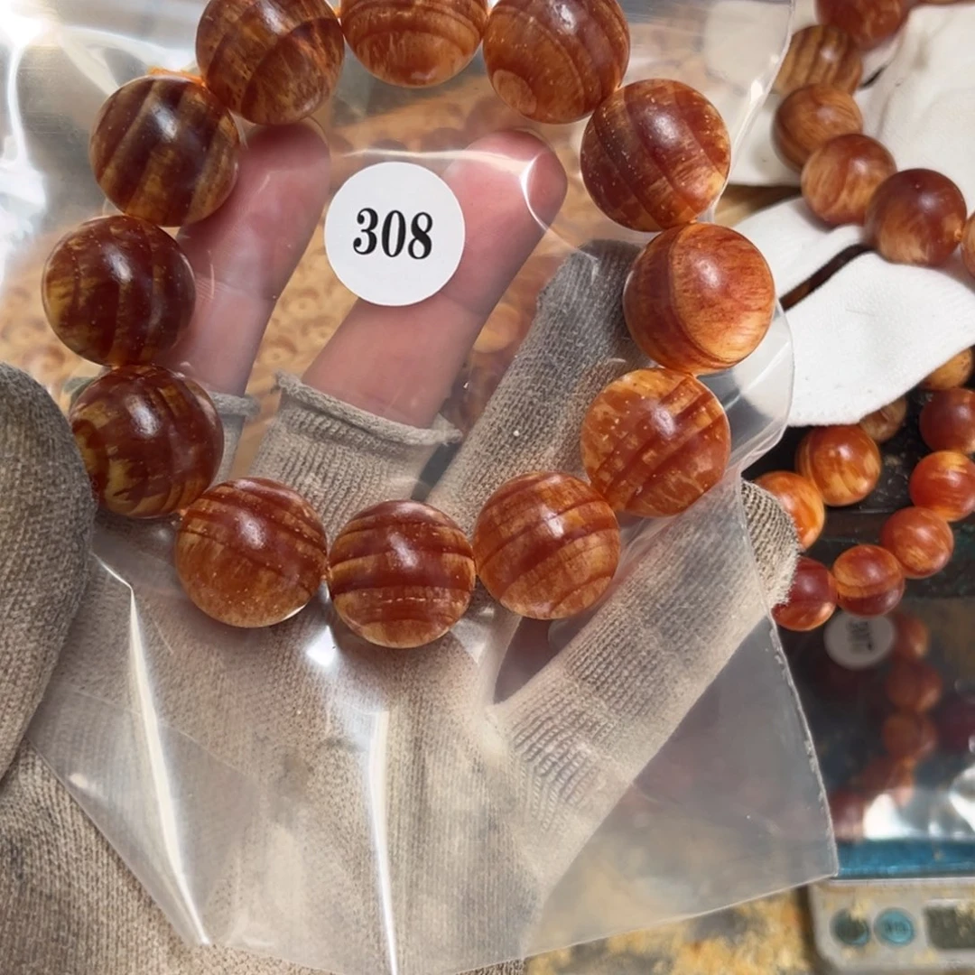 松木（琥珀木）手串/手链时****D308