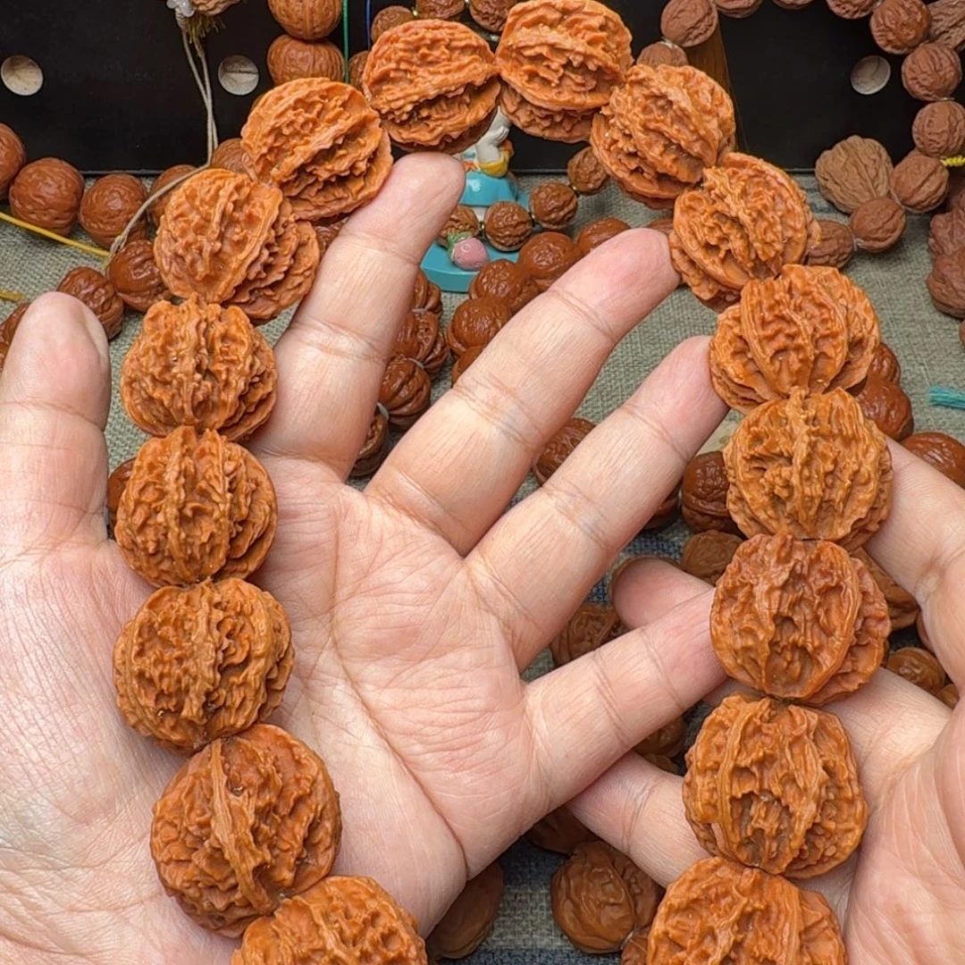 手串文玩核桃刺花纹手持返油27